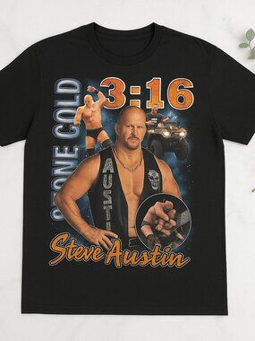 Black Vintage Wrestling Bootleg Graphic Tee 90s Rap Tee Style Shirt